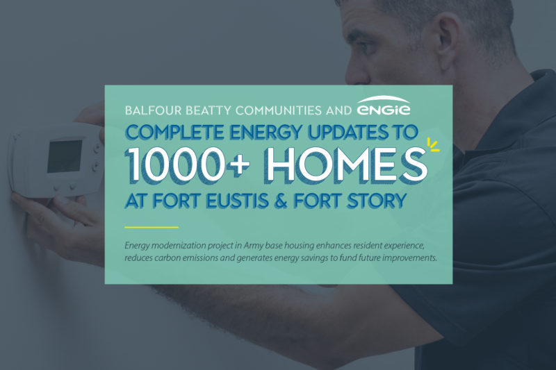 Balfour Beatty Communities Completes Energy Updates to 1000+ Homes at